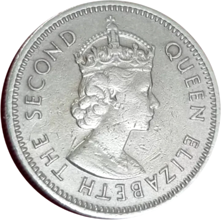 سکه کارائیب 5 سنت کارائیب ملکه الیزابت